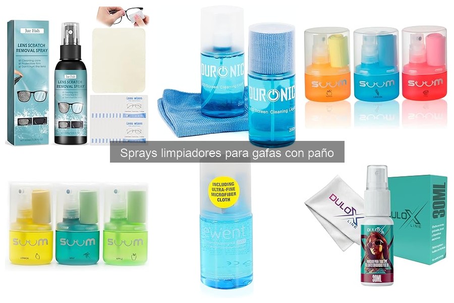 Mejores sprays limpiadores para gafas en 2023