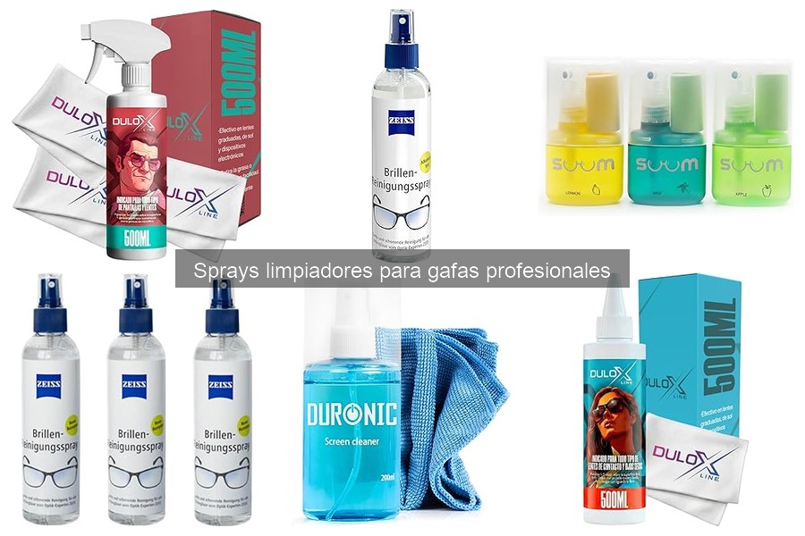 Mejores sprays limpiadores para gafas profesionales en 2023