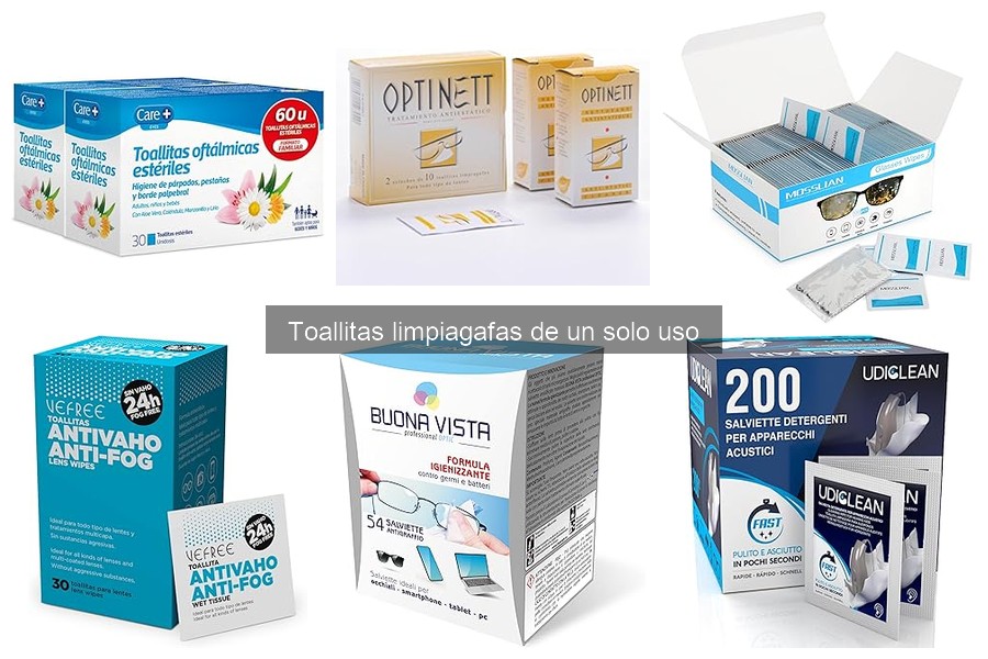 Mejores toallitas limpiagafas de un solo uso para viajar