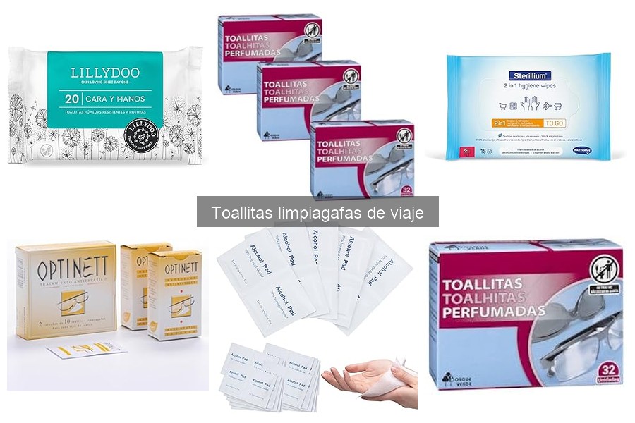 Mejores toallitas limpiagafas de viaje: comparativa de marcas