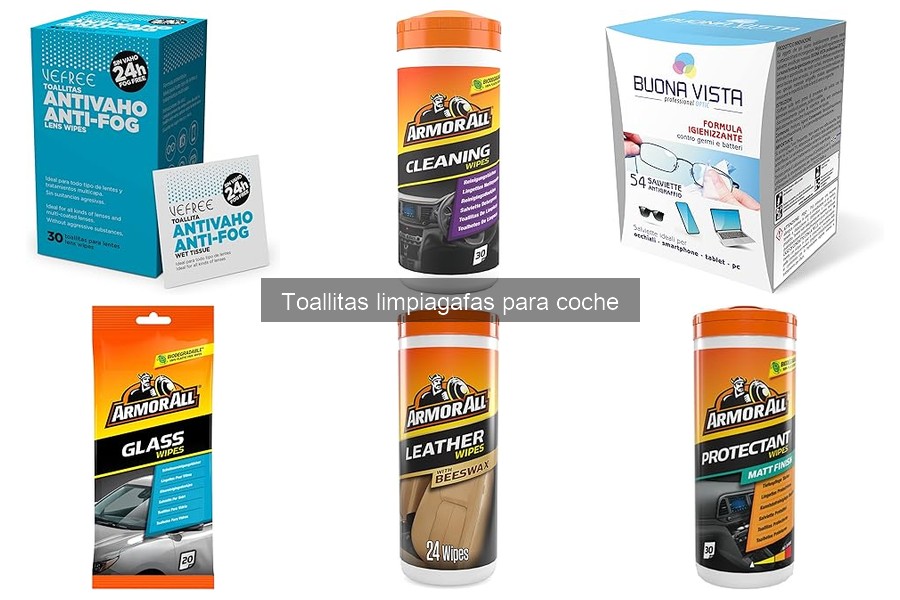 Mejores toallitas limpiagafas para coche en 2023