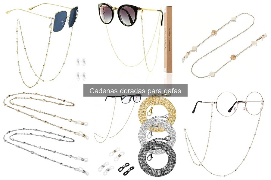 Ofertas y precios en cadenas doradas para gafas