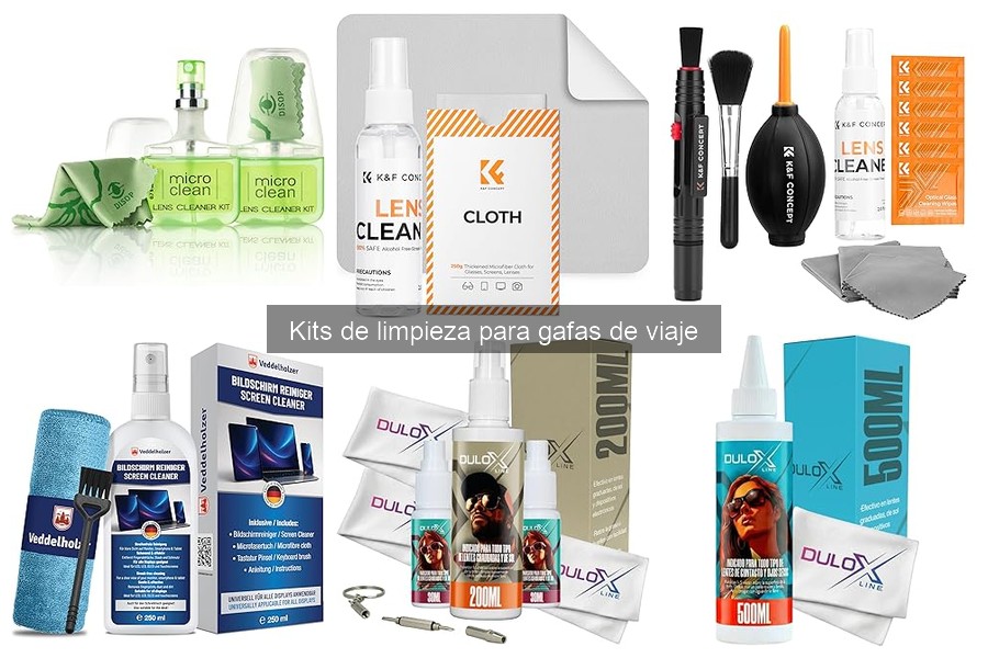Opiniones sobre kits de limpieza para gafas de viaje