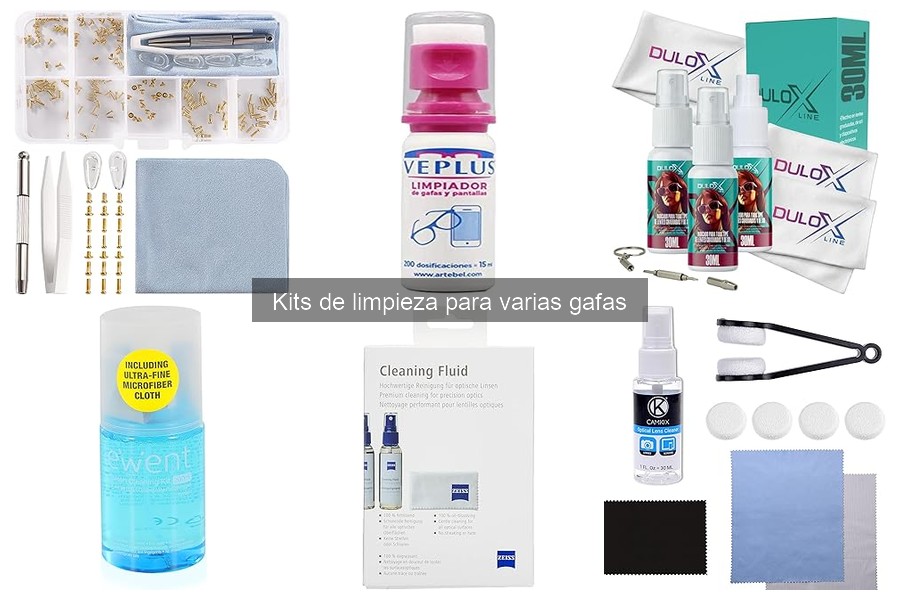 Opiniones sobre kits de limpieza para gafas y sus resultados