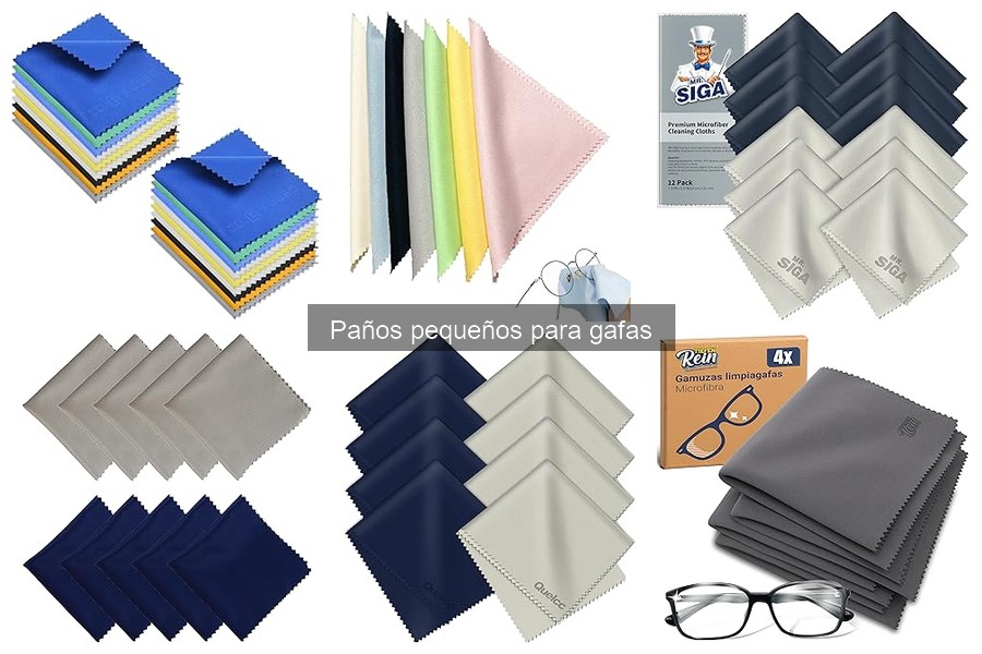 Opiniones sobre los mejores paños pequeños para gafas