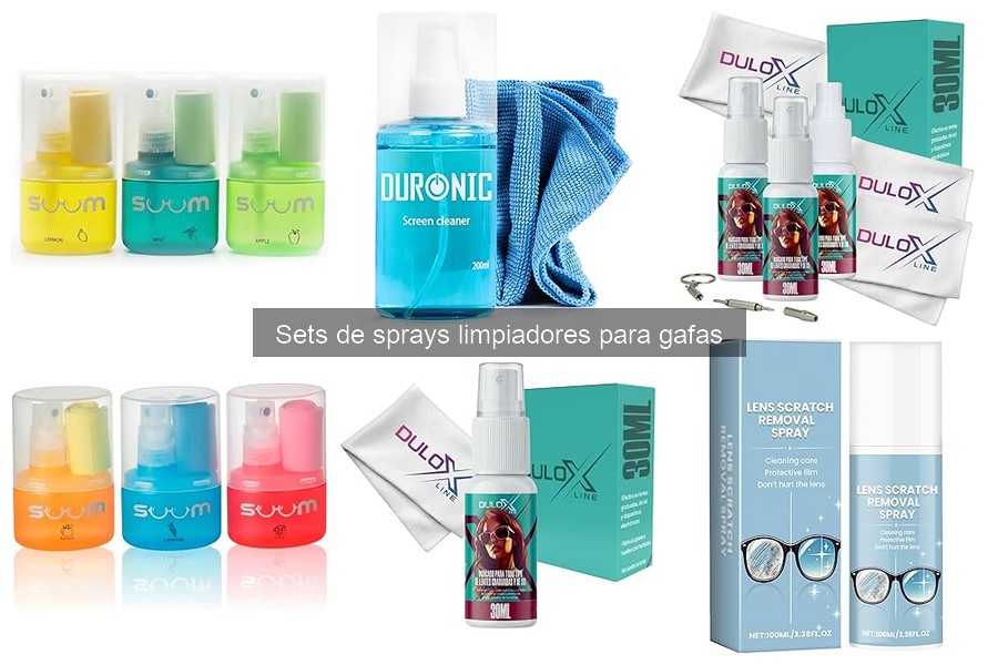 Opiniones sobre los mejores sprays limpiadores para gafas