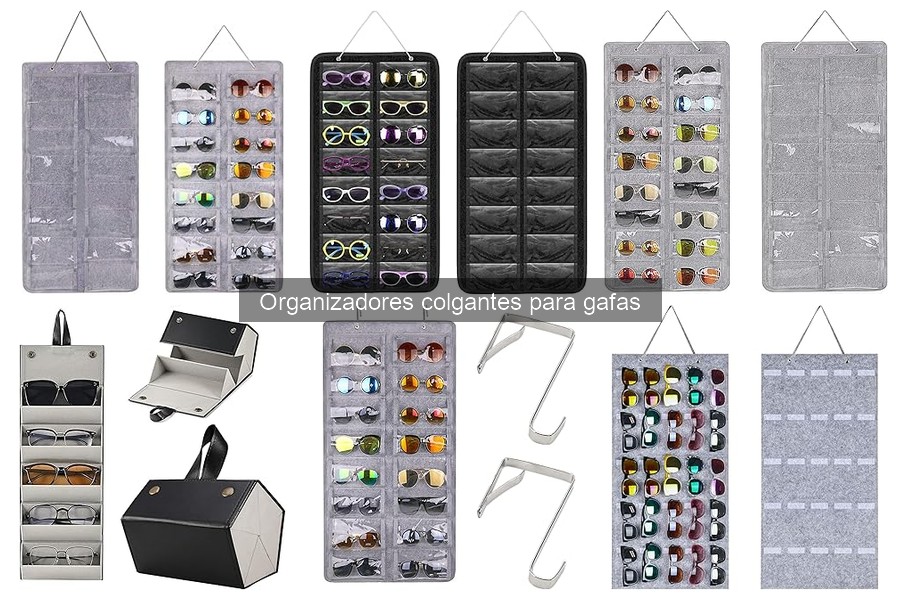 Opiniones sobre organizadores colgantes para gafas de marca X