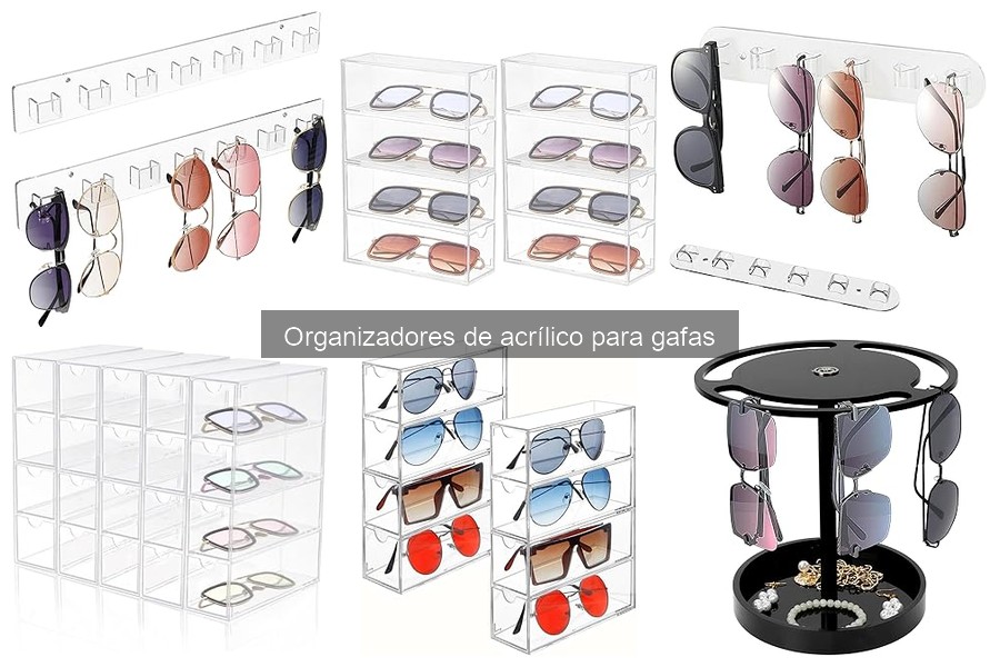 Opiniones sobre organizadores de acrílico para gafas