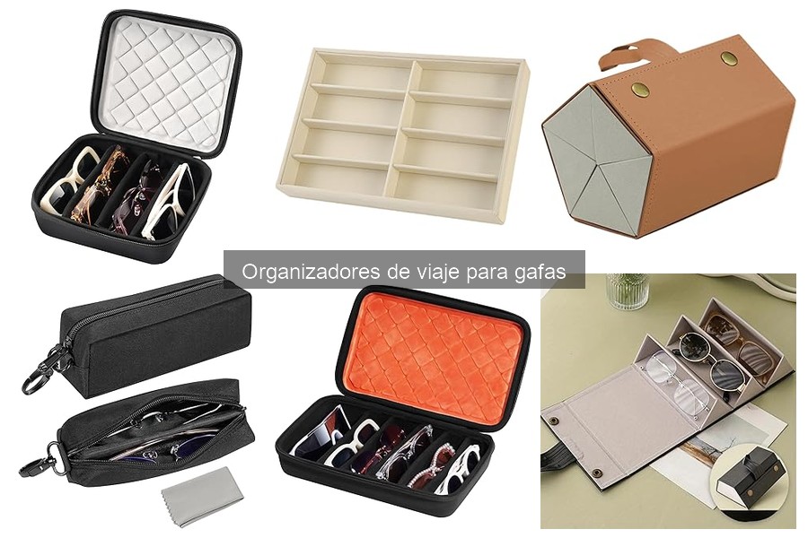 Opiniones sobre organizadores de viaje para gafas más populares