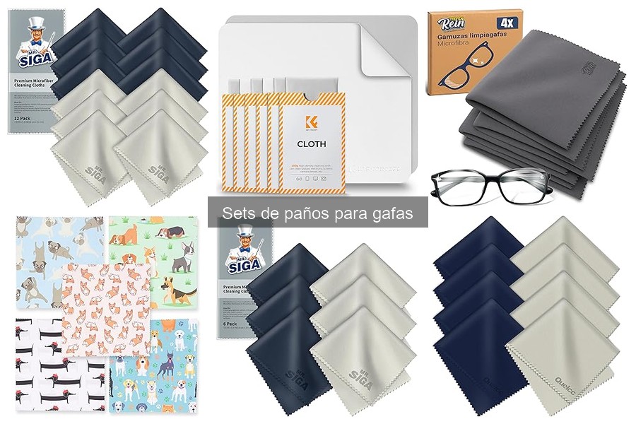 Opiniones sobre Sets de Paños para Gafas: Comparativa de Marcas