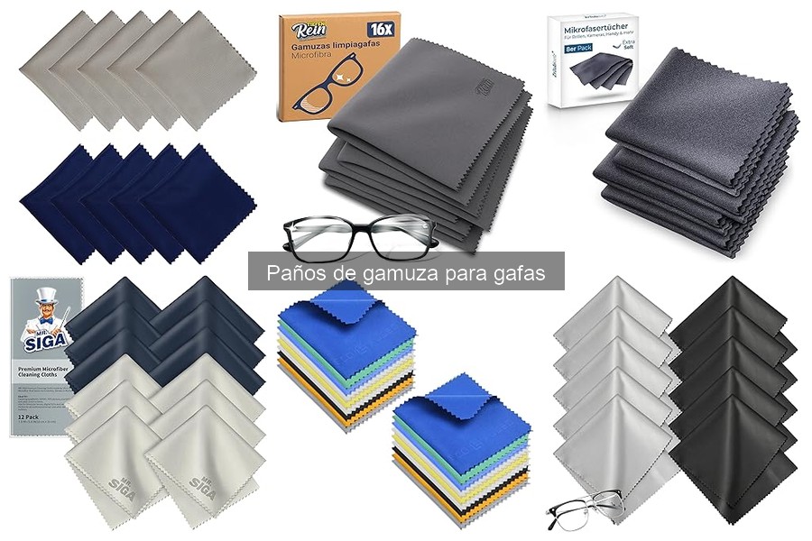 Paños de Gamuza para Gafas: Medidas y Tamaños Disponibles