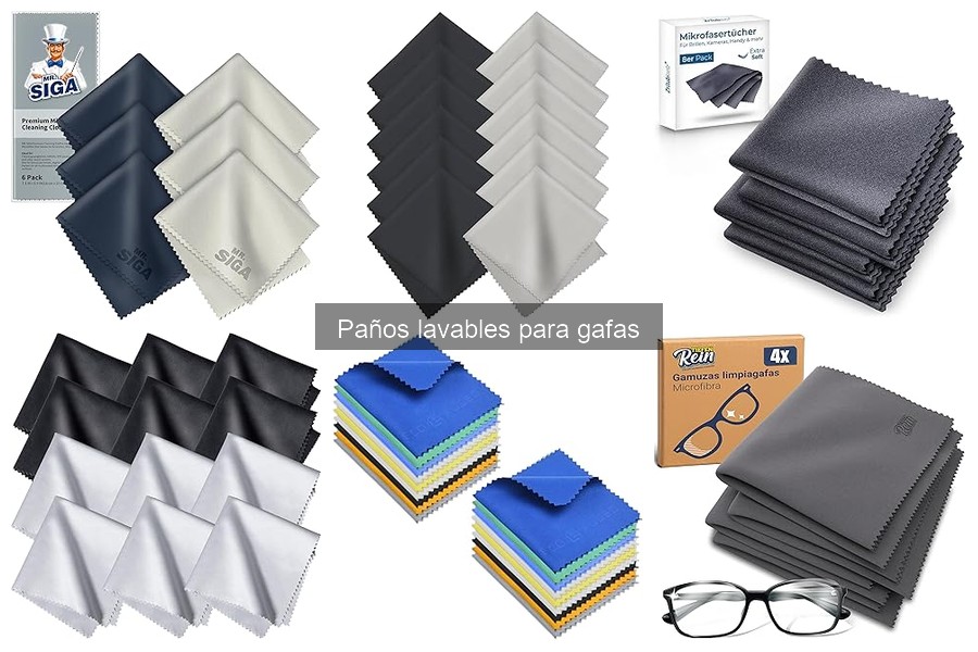 Paños Lavables para Gafas: Características y Beneficios