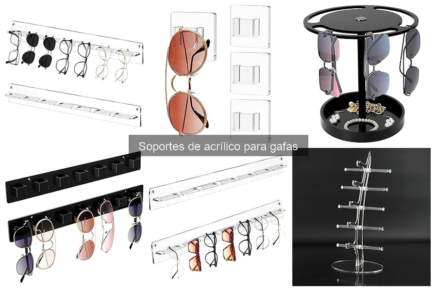Personaliza tu soporte de acrílico para gafas fácilmente