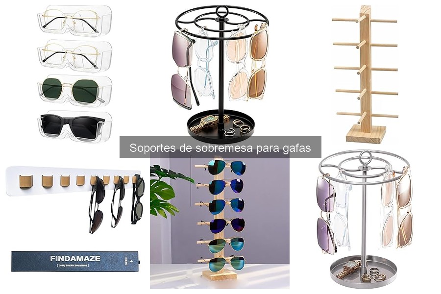 Personaliza tu soporte de sobremesa para gafas de forma única