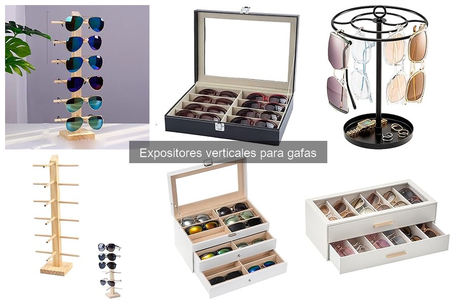 Personaliza tus expositores verticales para gafas