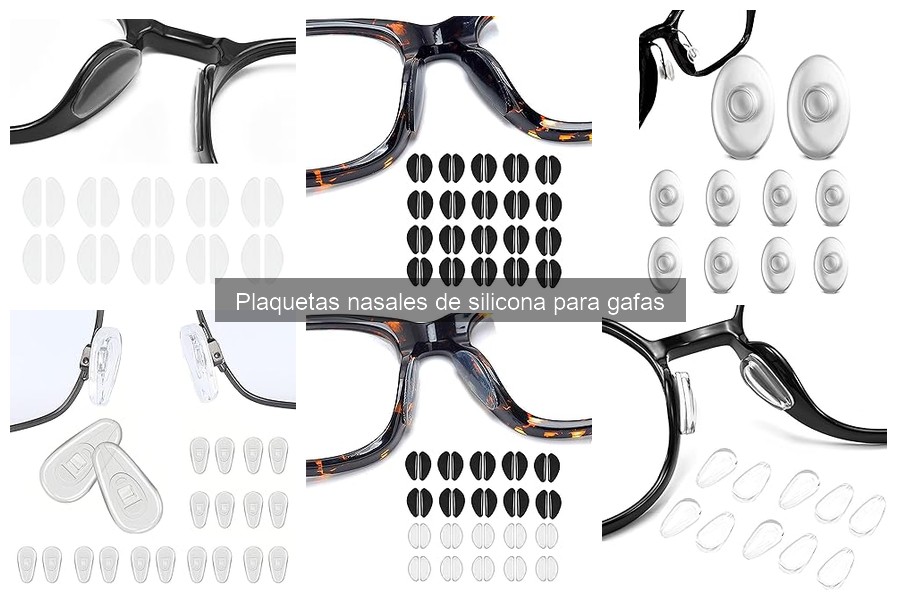 Plaquetas nasales de silicona para gafas: ¿Qué son y beneficios?
