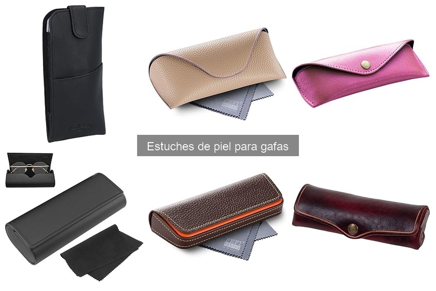 Precio promedio de estuches de piel para gafas