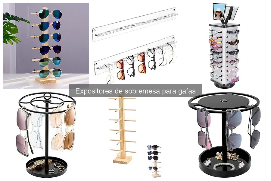 Precio promedio de expositores de sobremesa para gafas
