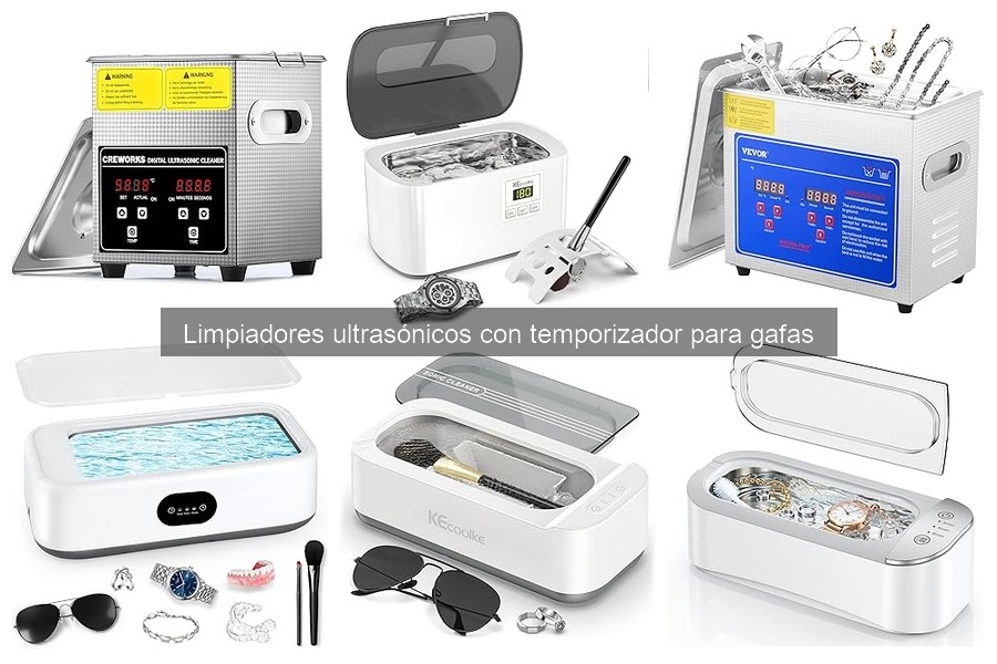 Precios de limpiadores ultrasónicos con temporizador para gafas