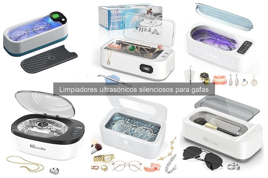 Precios de limpiadores ultrasónicos silenciosos para gafas
