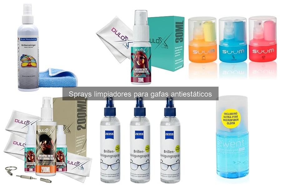 Precios de sprays limpiadores antiestáticos para gafas