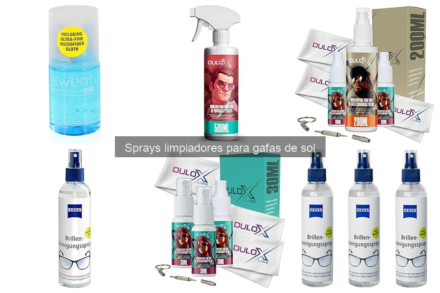 Precios de Sprays Limpiadores para Gafas de Sol: Comparativa