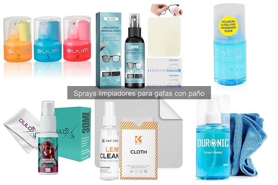 Precios de sprays limpiadores para gafas y dónde comprarlos