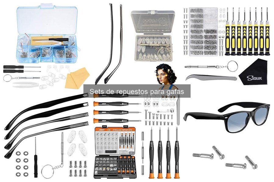 Precios promedio de sets de repuestos para gafas