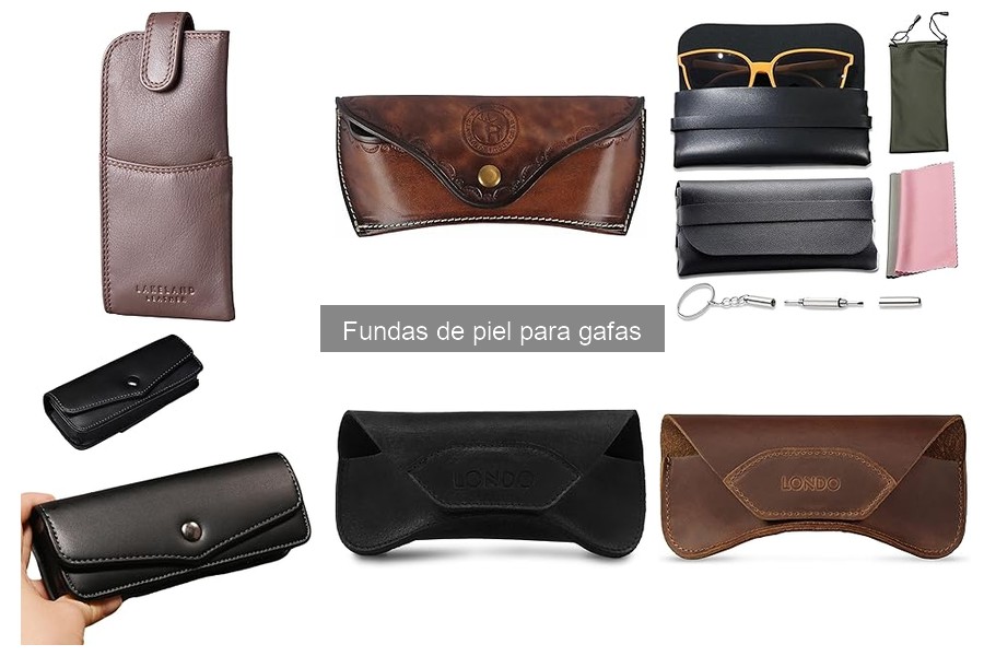 Preguntas frecuentes sobre fundas de piel para gafas