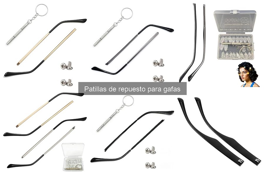 Problemas comunes al instalar patillas de repuesto para gafas
