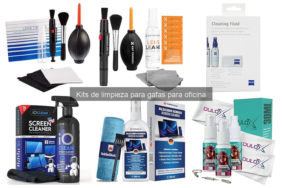 Problemas comunes al usar kits de limpieza para gafas