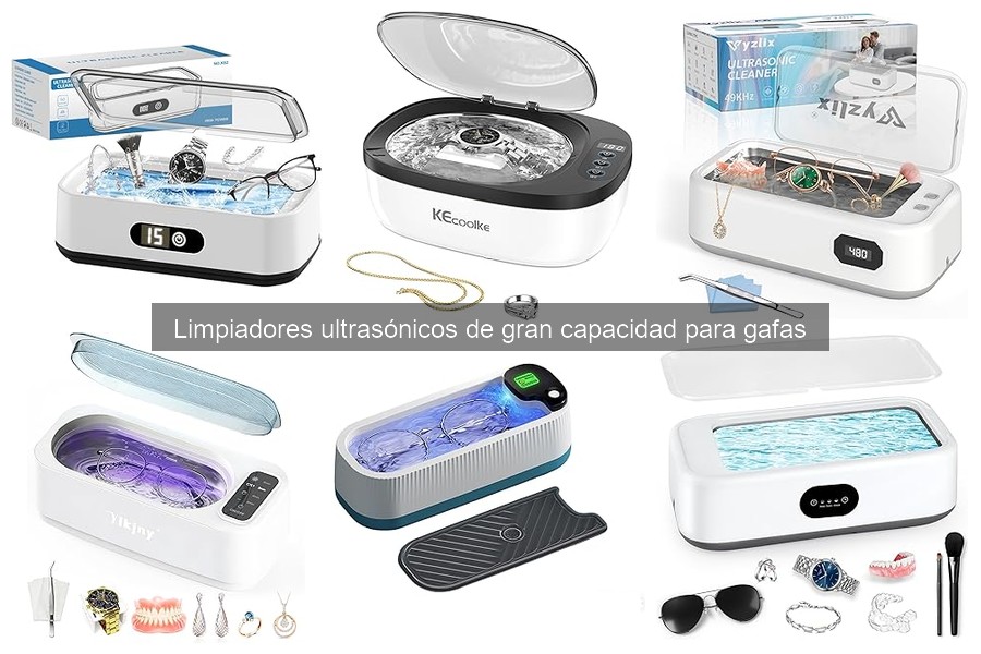 ** Problemas comunes al usar limpiadores ultrasónicos de gafas