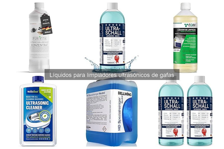 Problemas comunes al usar líquidos para limpiadores ultrasónicos