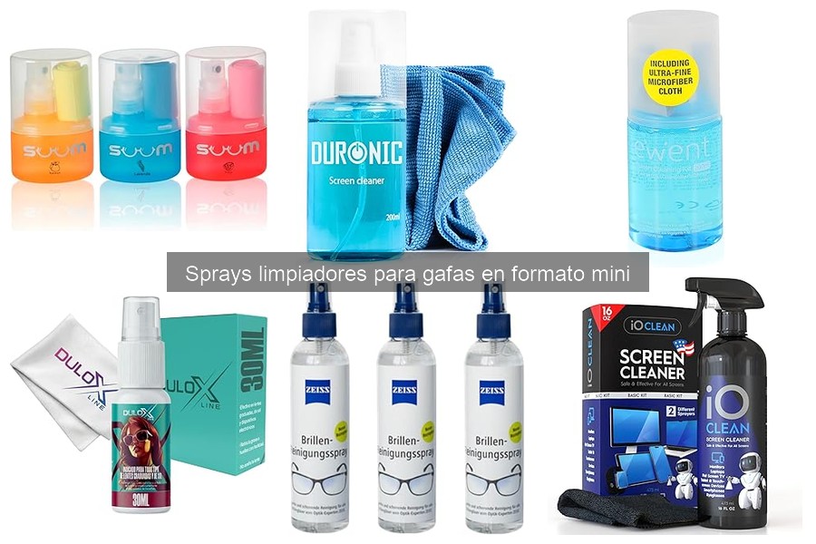 Problemas comunes al usar sprays limpiadores para gafas