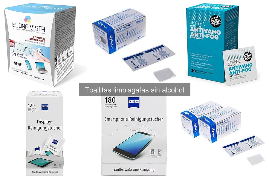 Problemas comunes al usar toallitas limpiagafas sin alcohol