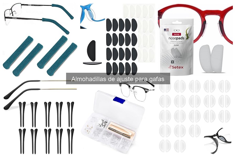 Problemas comunes con almohadillas de ajuste para gafas
