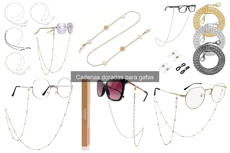Problemas comunes con cadenas doradas para gafas y soluciones
