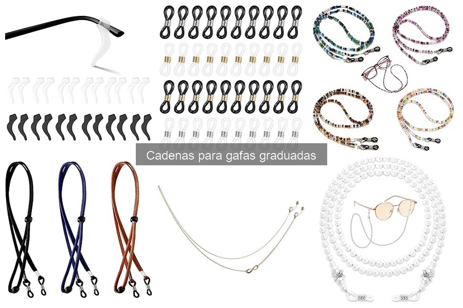 Problemas comunes con cadenas para gafas graduadas