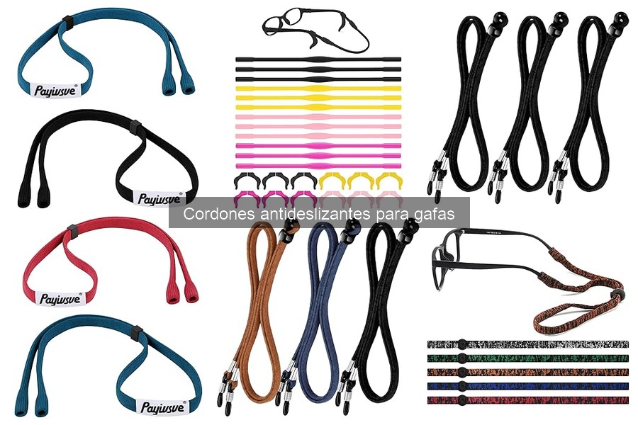 Problemas comunes con cordones antideslizantes para gafas