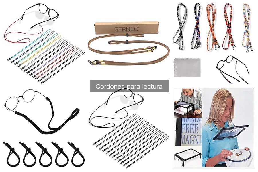 Problemas comunes con cordones para lectura y soluciones