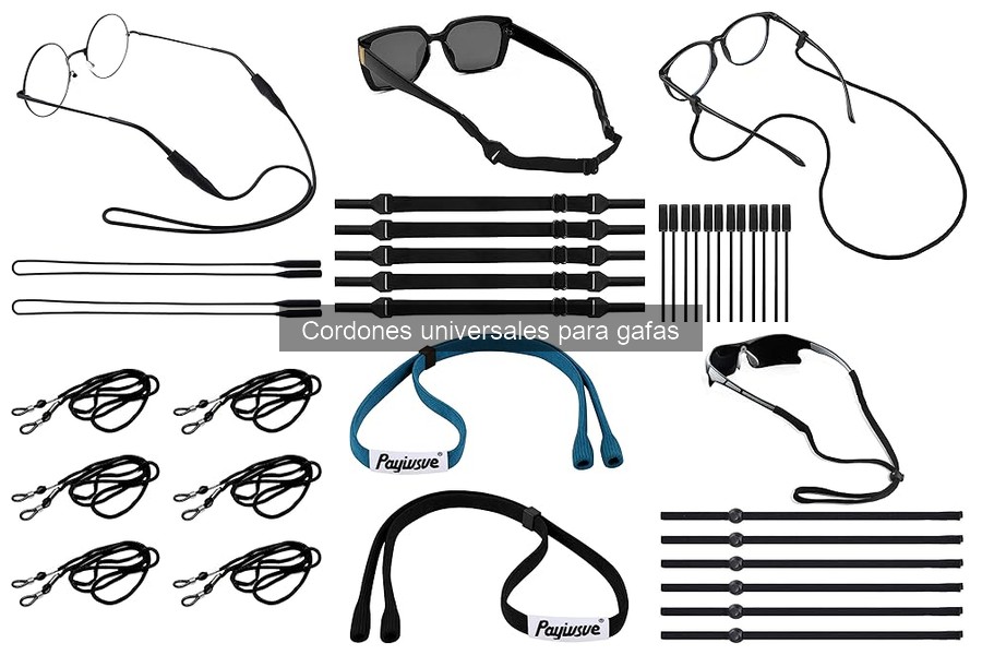 Problemas comunes con cordones universales para gafas