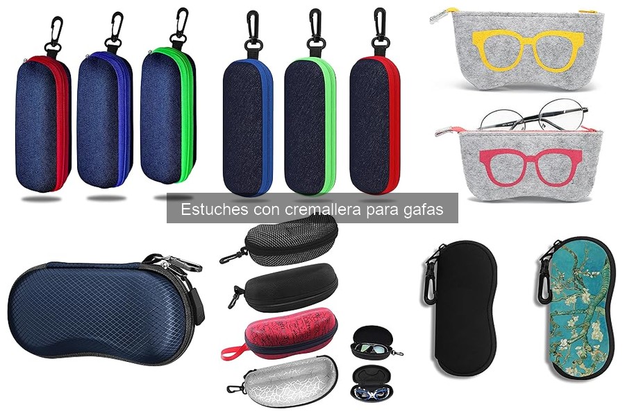 Problemas comunes con estuches cremallera para gafas