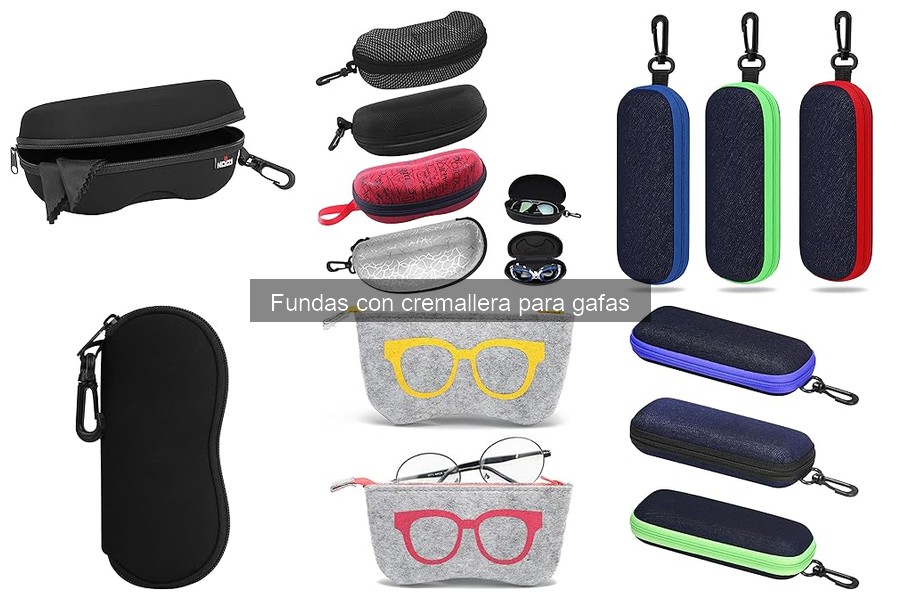 Problemas comunes con fundas con cremallera para gafas