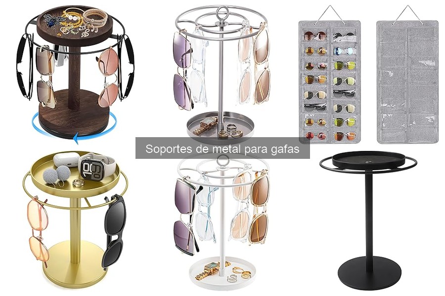 Problemas comunes con soportes de metal para gafas