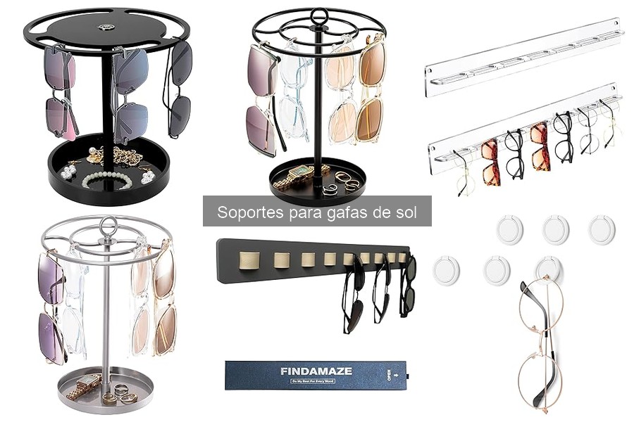 Problemas comunes con soportes para gafas de sol y soluciones