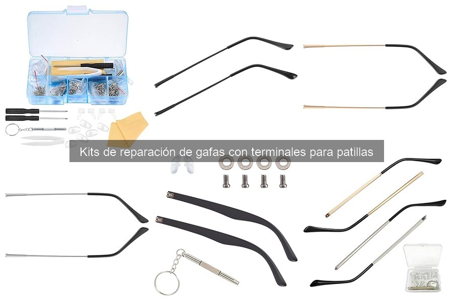 Problemas comunes tras reparar gafas con un kit