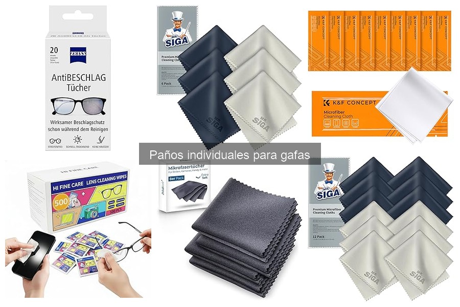 ¿Pueden los paños para gafas dañar las lentes?