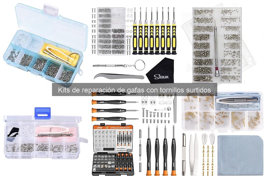 ¿Qué buscar en un buen kit de reparación de gafas?