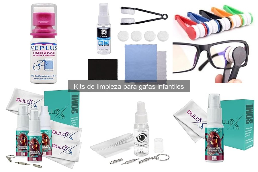 ¿Qué debe tener un kit de limpieza para gafas infantiles?