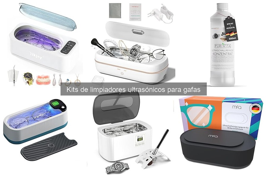 ¿Qué es un kit de limpiador ultrasónico para gafas?